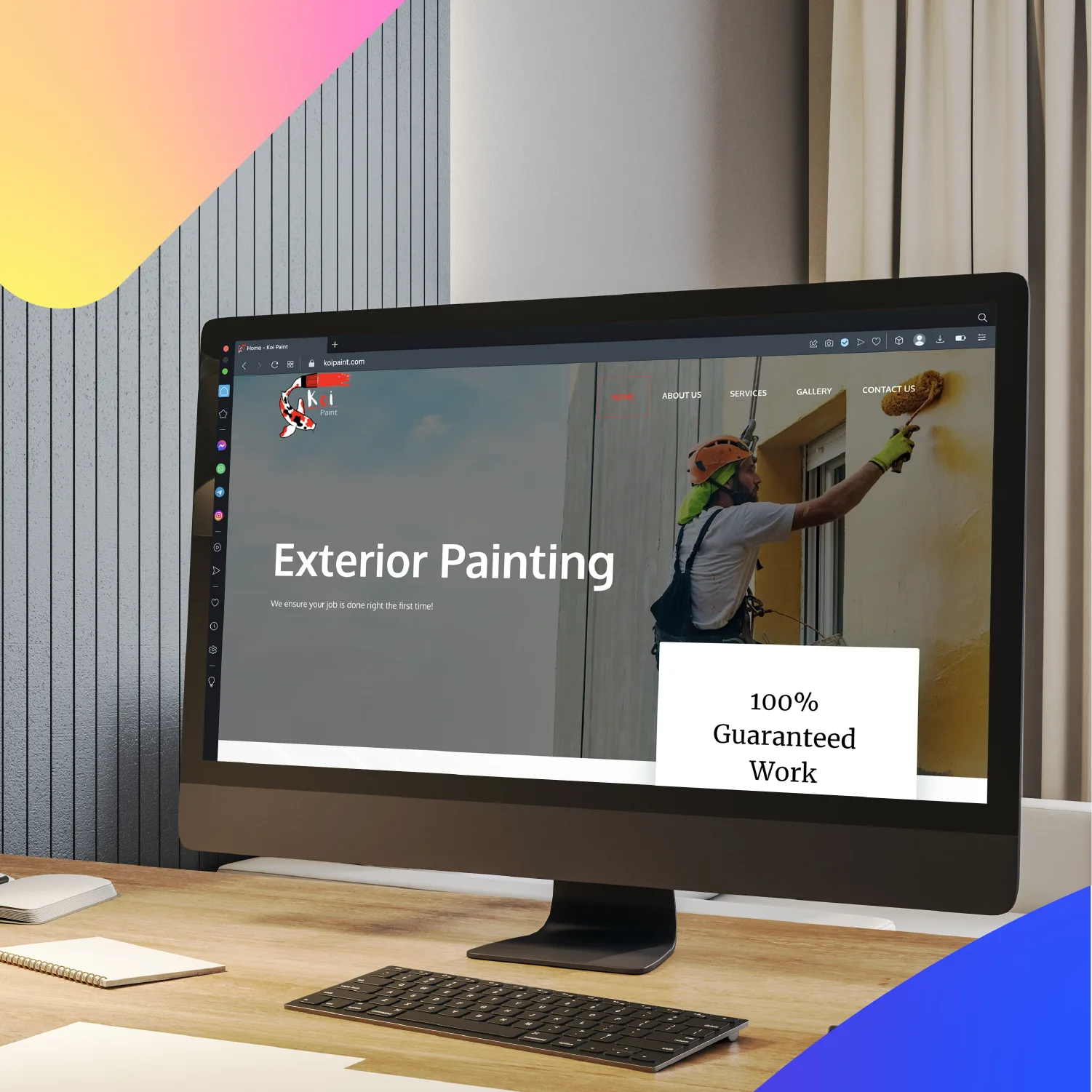 Koi Paint website
